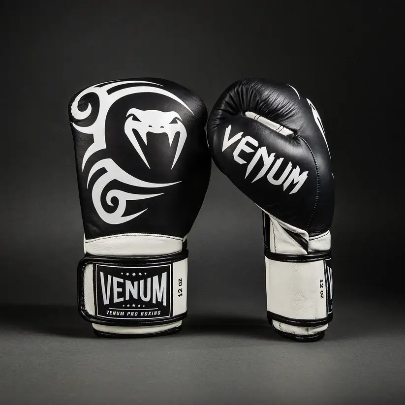 Guantoni Boxe professionali Venum Giant 2.0 Edizione limitata Mike Tyson in vera pelle con velcro
