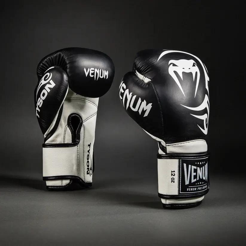 Guantoni Boxe professionali Venum Giant 2.0 Edizione limitata Mike Tyson in vera pelle con velcro