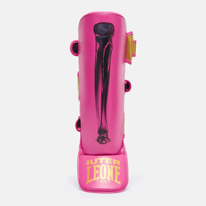 Paratibie Leone X IUTER PT01IU Fucsia per allenamenti di Muay Thai ,Kickboxing ed MMA. Limit Edition in collaborazione con IUTER.