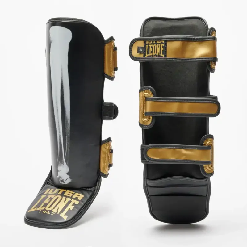 Paratibie Leone X IUTER PT01IU Nero per allenamenti di Muay Thai ,Kickboxing ed MMA. Limit Edition in collaborazione con IUTER.