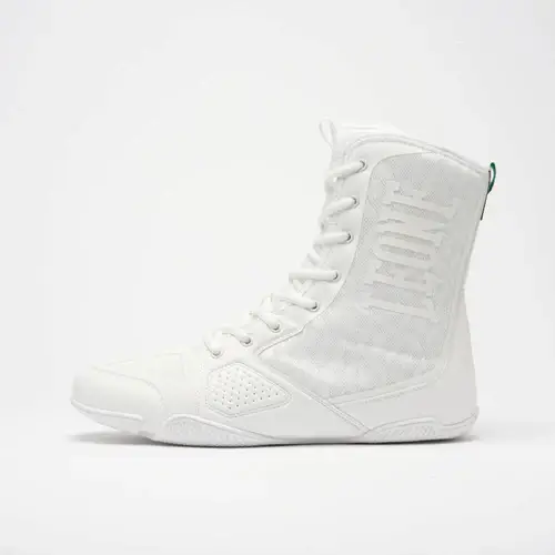Scarpe da Boxe Leone 1947 Professional Bianco CL102-04 per allenamenti e match di Pugilato. Ottime per agonisti e principianti.