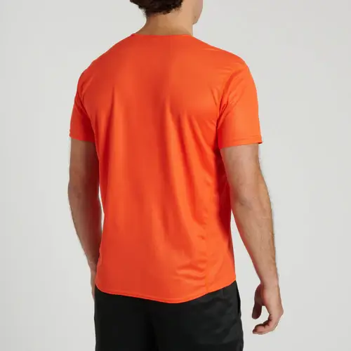 T-Shirt Leone 1947 Logo ABX106 Arancione per allenamenti di Boxe, Kickboxing e Muay Thai. T-Shirt Dry Tech da allenamento.
