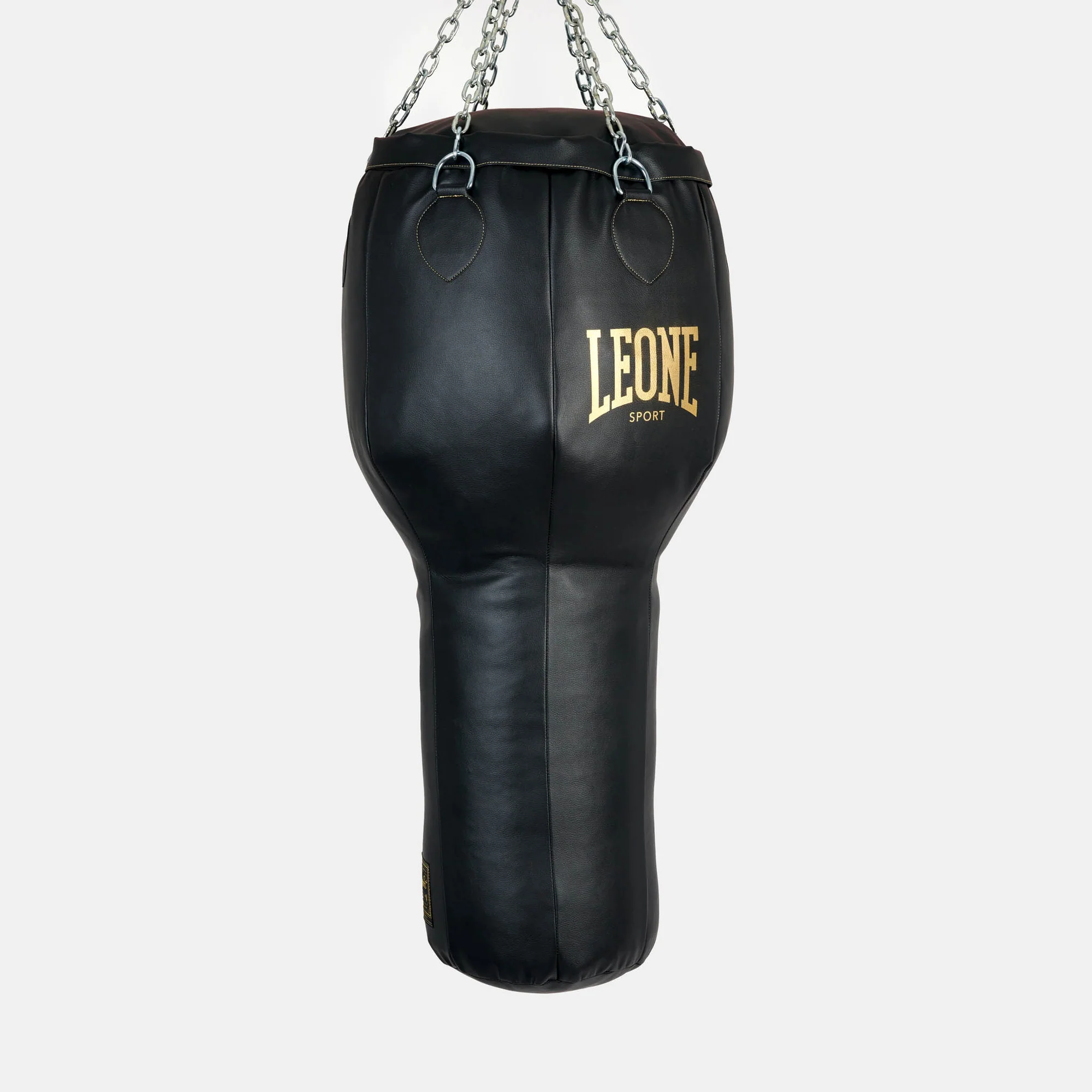 Sacco da Boxe Ares Leone Sport ATT01 Nero per allenamenti di Boxe, Kickboxing e Muay Thai. Sacco da Boxe made in Italy per lavoro specifico dei montanti.