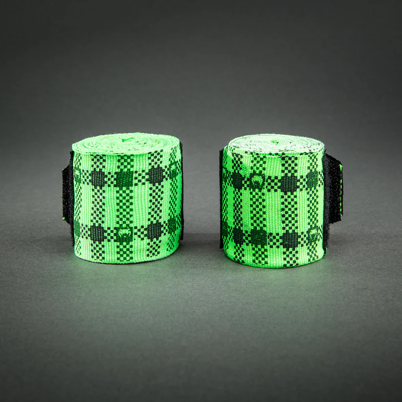 Fasce da Boxe Venum Tartan Verde VENUM-05958-005 per bendaggi da Pugilato, MMA, Kickboxing e Muay Thai. Bendaggi da 4m e 4,5m.