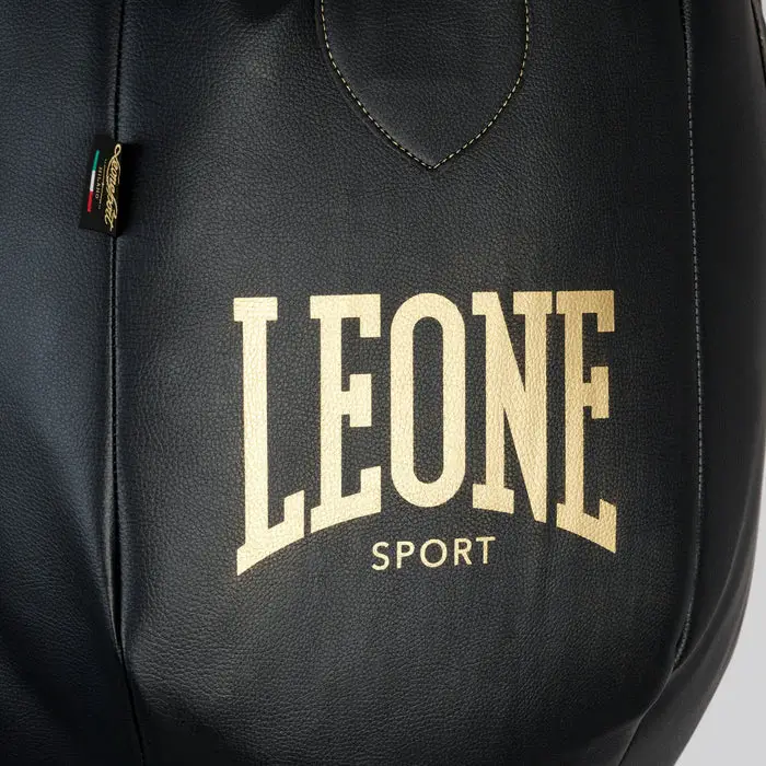 Sacco da Boxe Ares Leone Sport ATT01 Nero per allenamenti di Boxe, Kickboxing e Muay Thai. Sacco da Boxe made in Italy per lavoro specifico dei montanti.