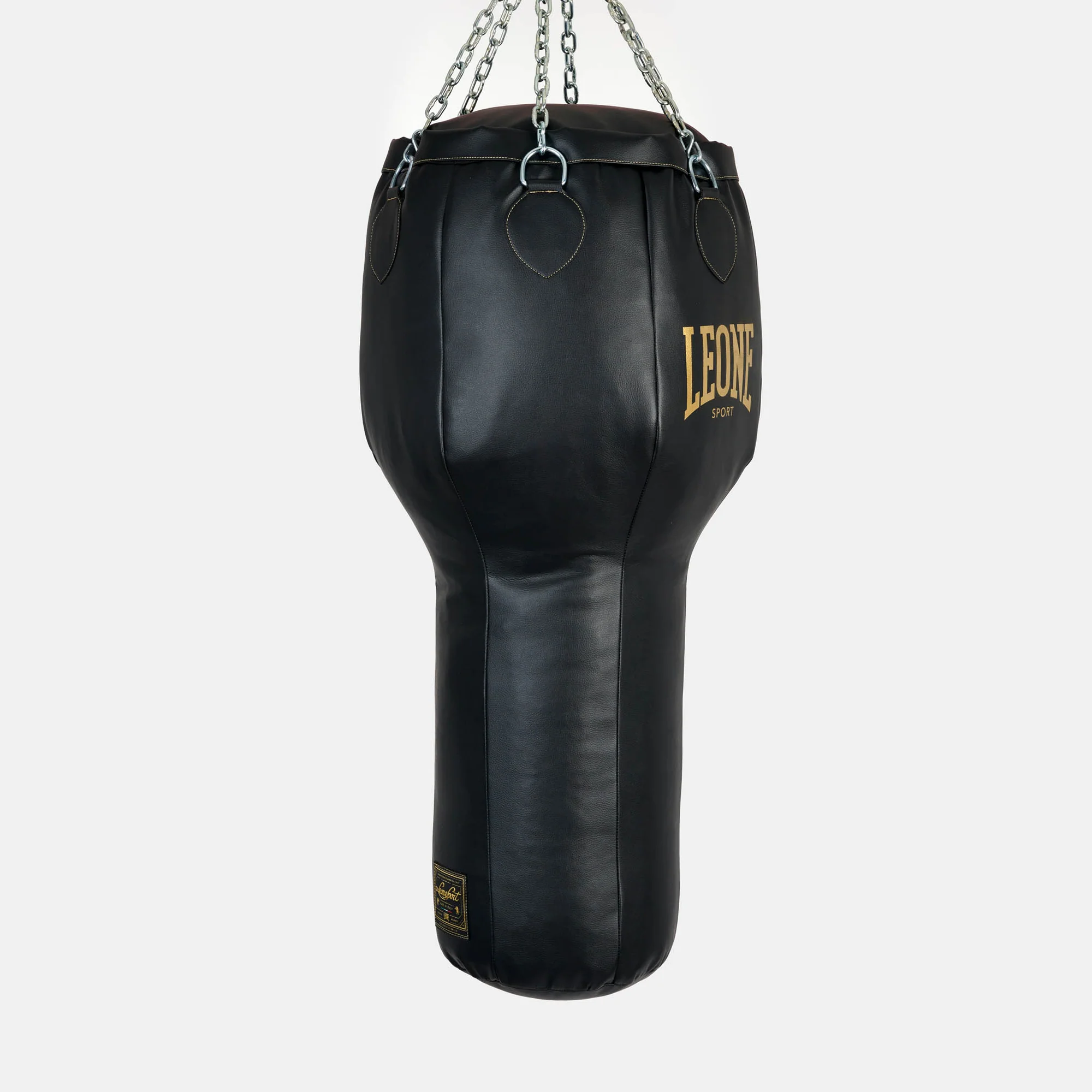 Sacco da Boxe Ares Leone Sport ATT01 Nero per allenamenti di Boxe, Kickboxing e Muay Thai. Sacco da Boxe made in Italy per lavoro specifico dei montanti.