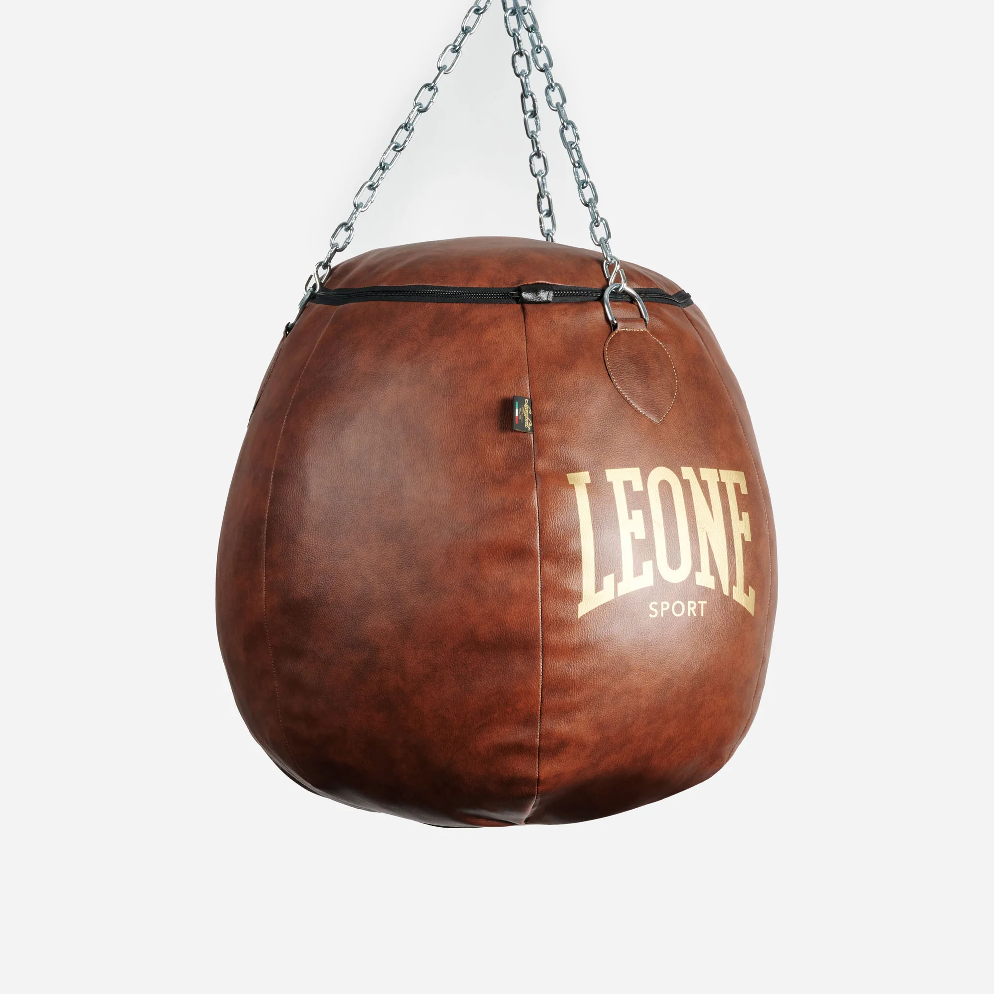 Sacco da Boxe Atlante Leone Sport ATW01 Marrone Vintage 28 kg per allenamenti di Boxe. Sacco da Boxe made in Italy per lavoro specifico dei montanti e ganci.
