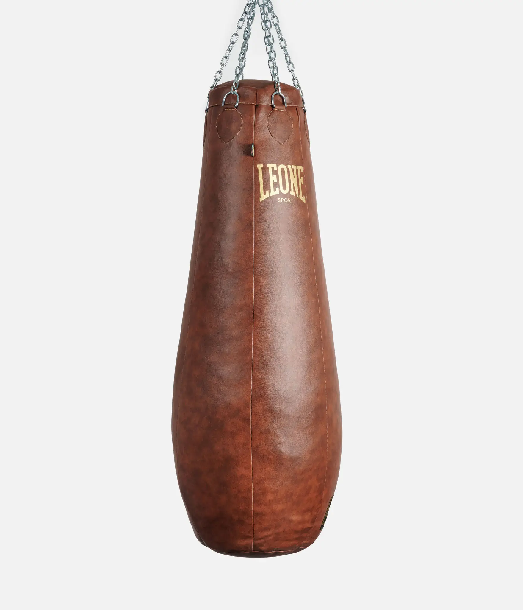 Sacco da Boxe Ercole Leone Sport ATD01 Marrone Vintage 50 kg per allenamenti di Muay Thai, Kikcboxing e Boxe. Sacco da Boxe made in Italy.