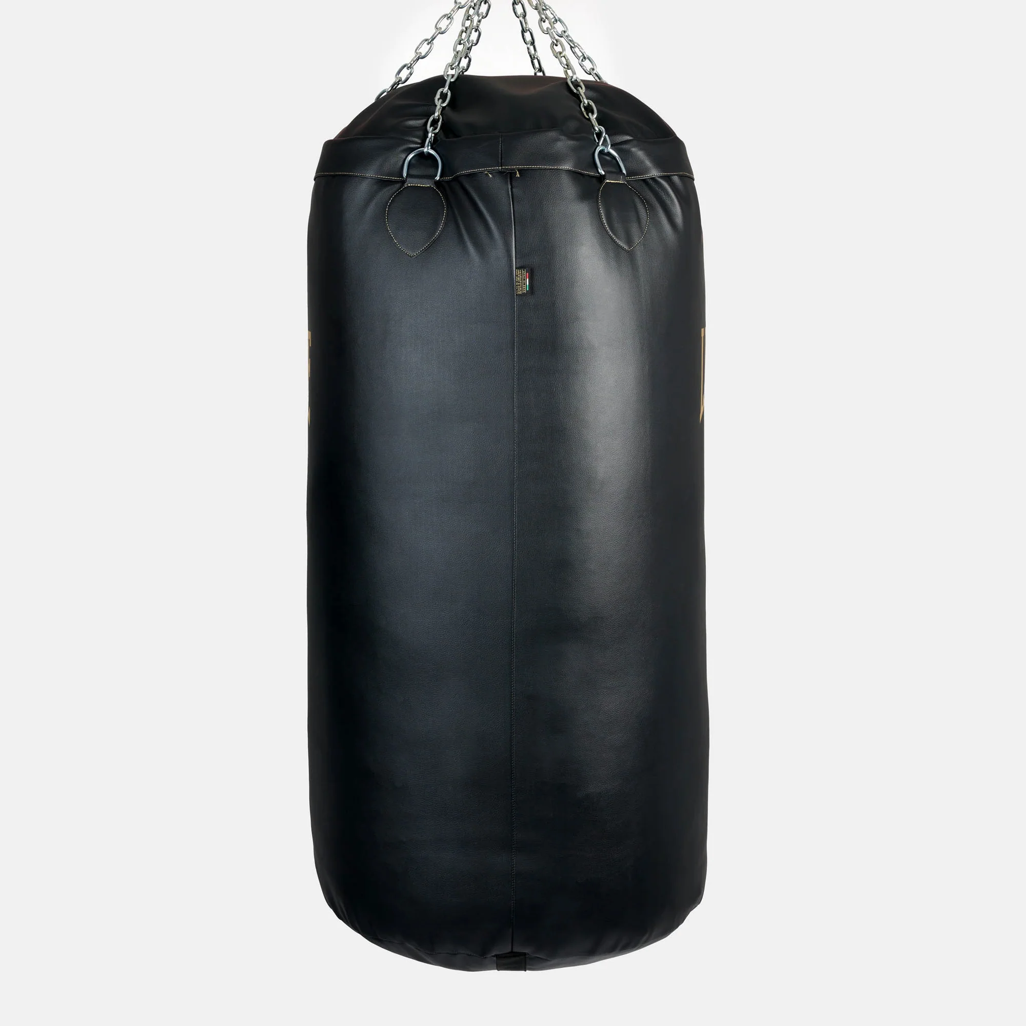 Sacco Muay Thai Lucifero Leone Sport ATU01 Nero 95 kg per allenamenti di Muay Thai, Kikcboxing e Boxe. Sacco pesante specifico per lavoro di forza made in Italy.