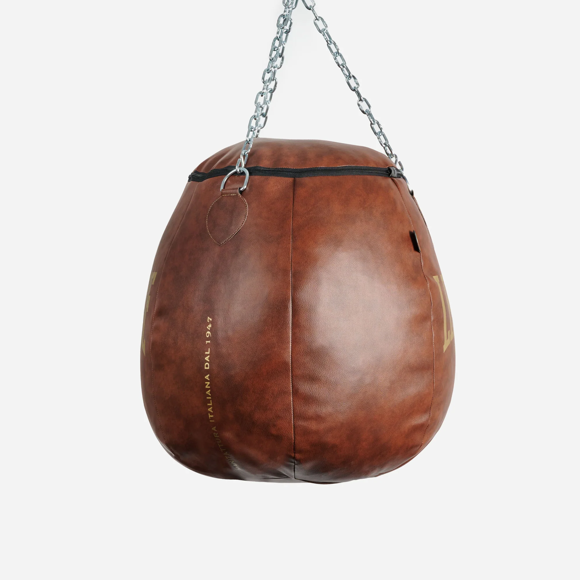 Sacco da Boxe Atlante Leone Sport ATW01 Marrone Vintage 28 kg per allenamenti di Boxe. Sacco da Boxe made in Italy per lavoro specifico dei montanti e ganci.