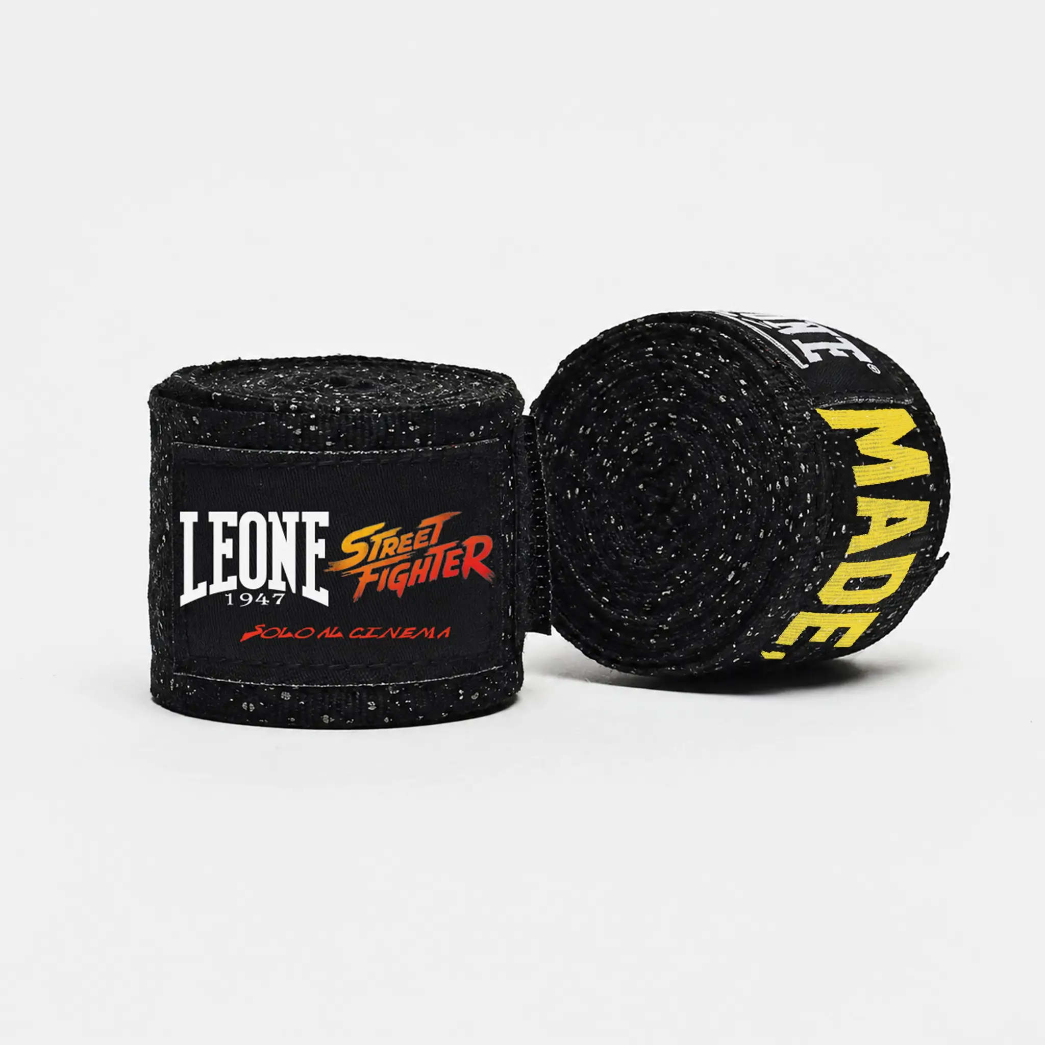 Bendaggi 3,5m Leone x Street Fighter Limited Edition in collaborazione con Paramount. Per Boxe, MMA, Muay Thai e Kickboxing