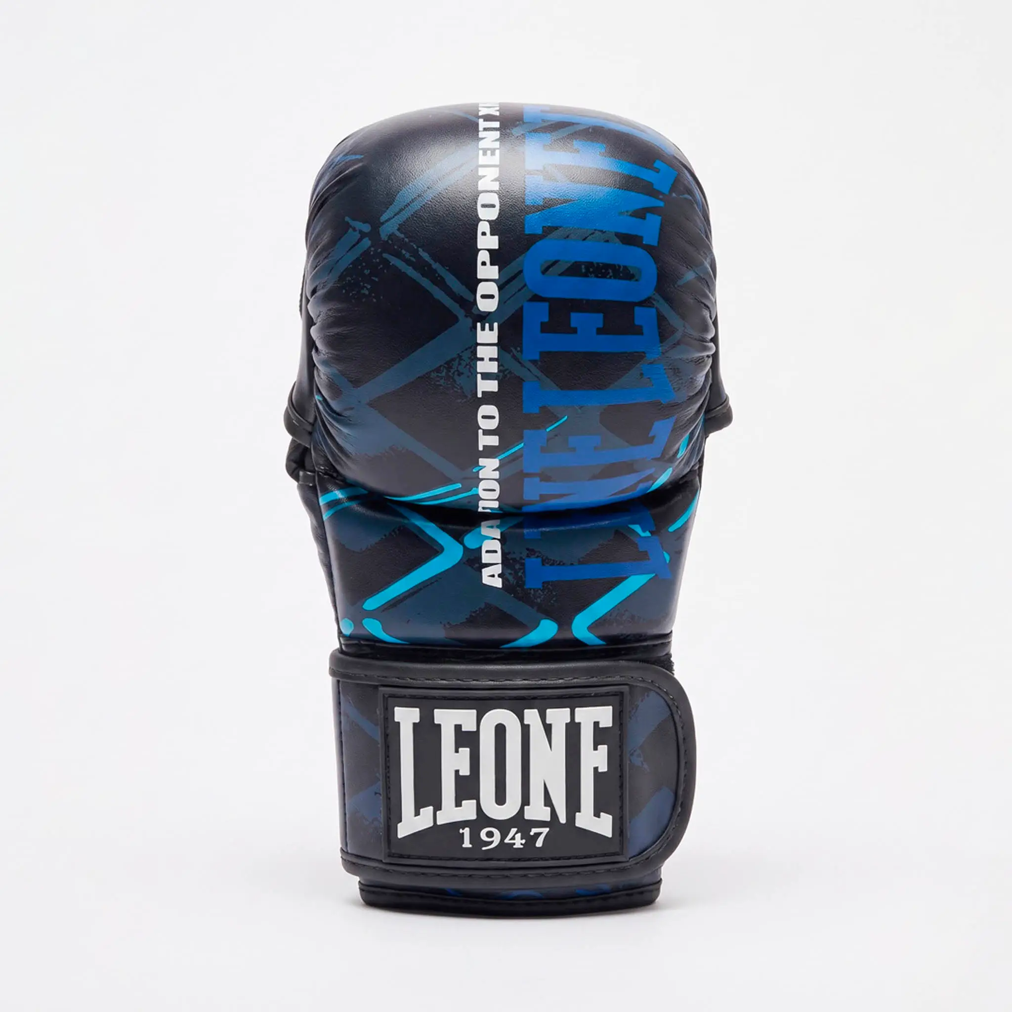 Guanti MMA Cage Leone 1947 Blu 8 oz GP123. Guanti MMA Sparring per allenamenti e match di Mixed Martial Arts.