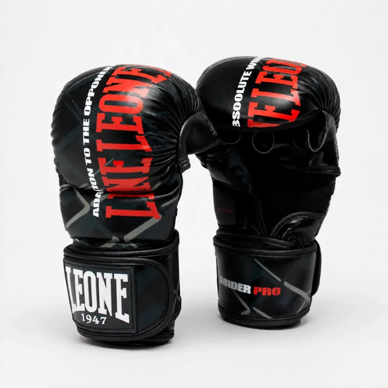 Guanti MMA Cage Leone 1947 Grigio 8 oz GP123. Guanti MMA Sparring per allenamenti e match di Mixed Martial Arts.