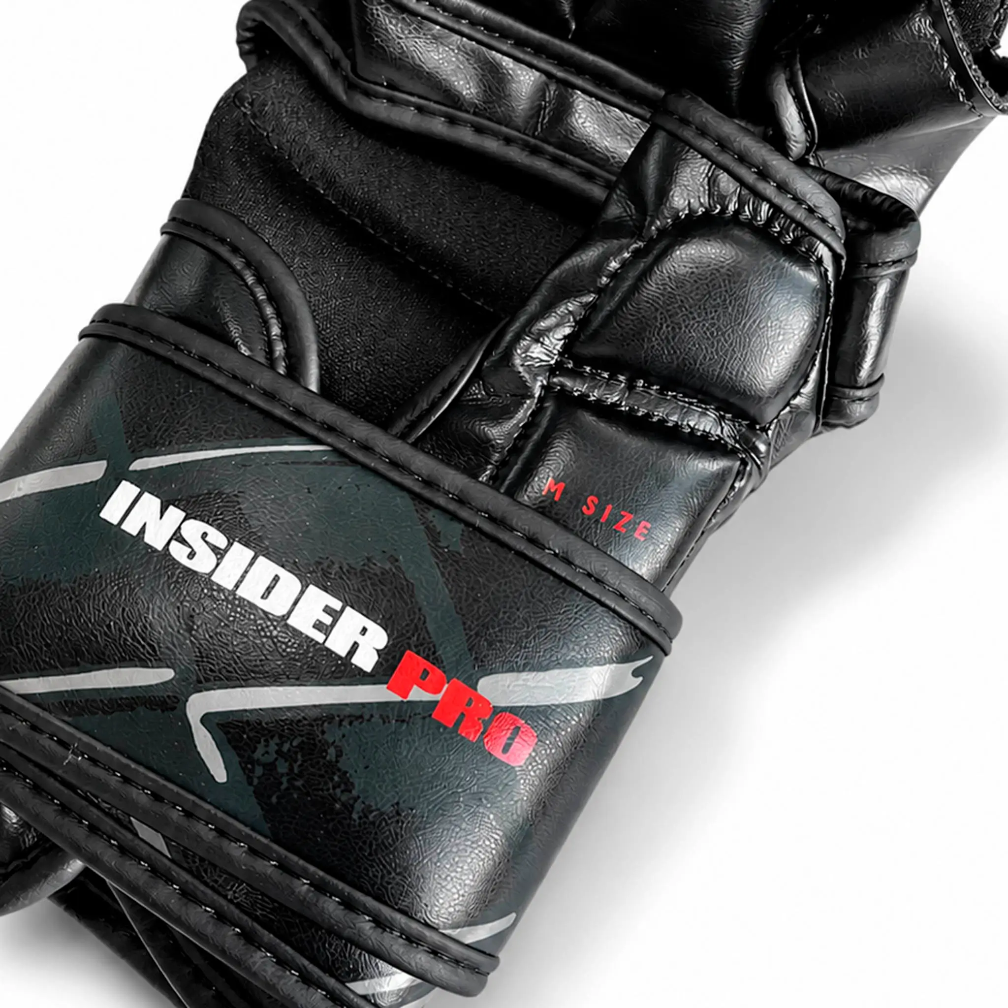Guanti MMA Cage Leone 1947 Grigio 8 oz GP123. Guanti MMA Sparring per allenamenti e match di Mixed Martial Arts.