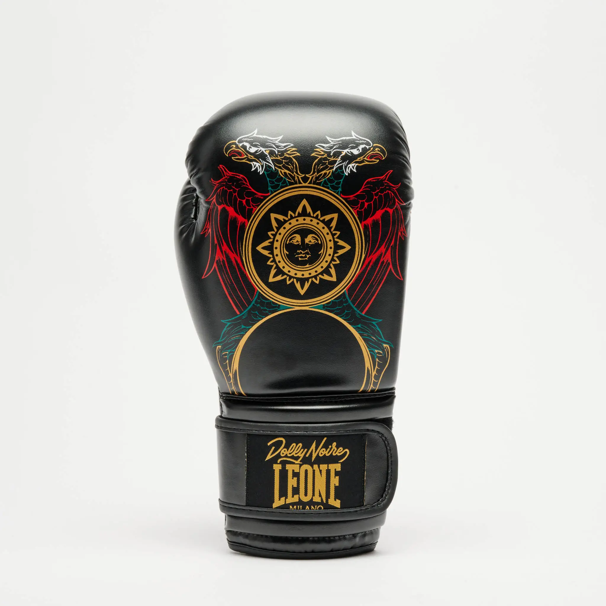 Guantoni da Boxe Leone X Dolly Noire GN01DN Nero per Boxe, Kickboxing e Muay Thai. Guantoni Leone 1947 edizione limitata.