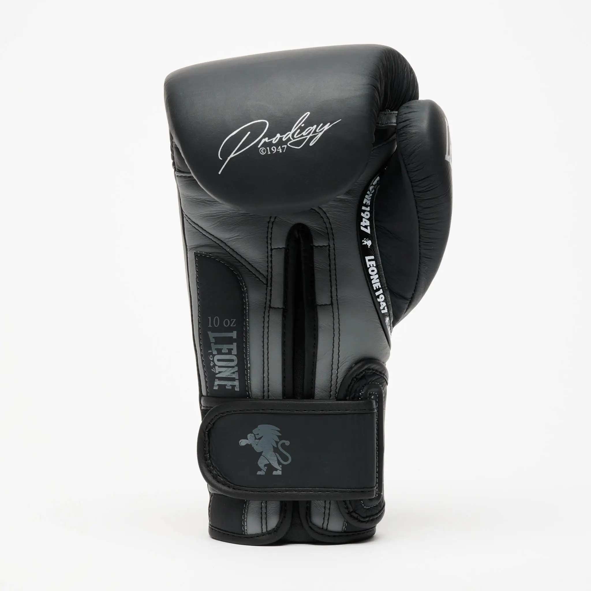 Guantoni da Boxe Leone 1947 Prodigy Nero GN117 per Sparring di Boxe, Kickboxing e Muay Thai.