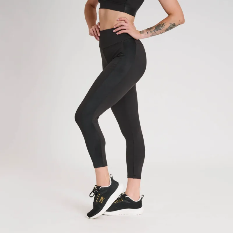 Leggings donna Leone 1947 Black Lion ABX352 per allenamenti di Kickboxing, Muay Thai, MMA e Palestra.