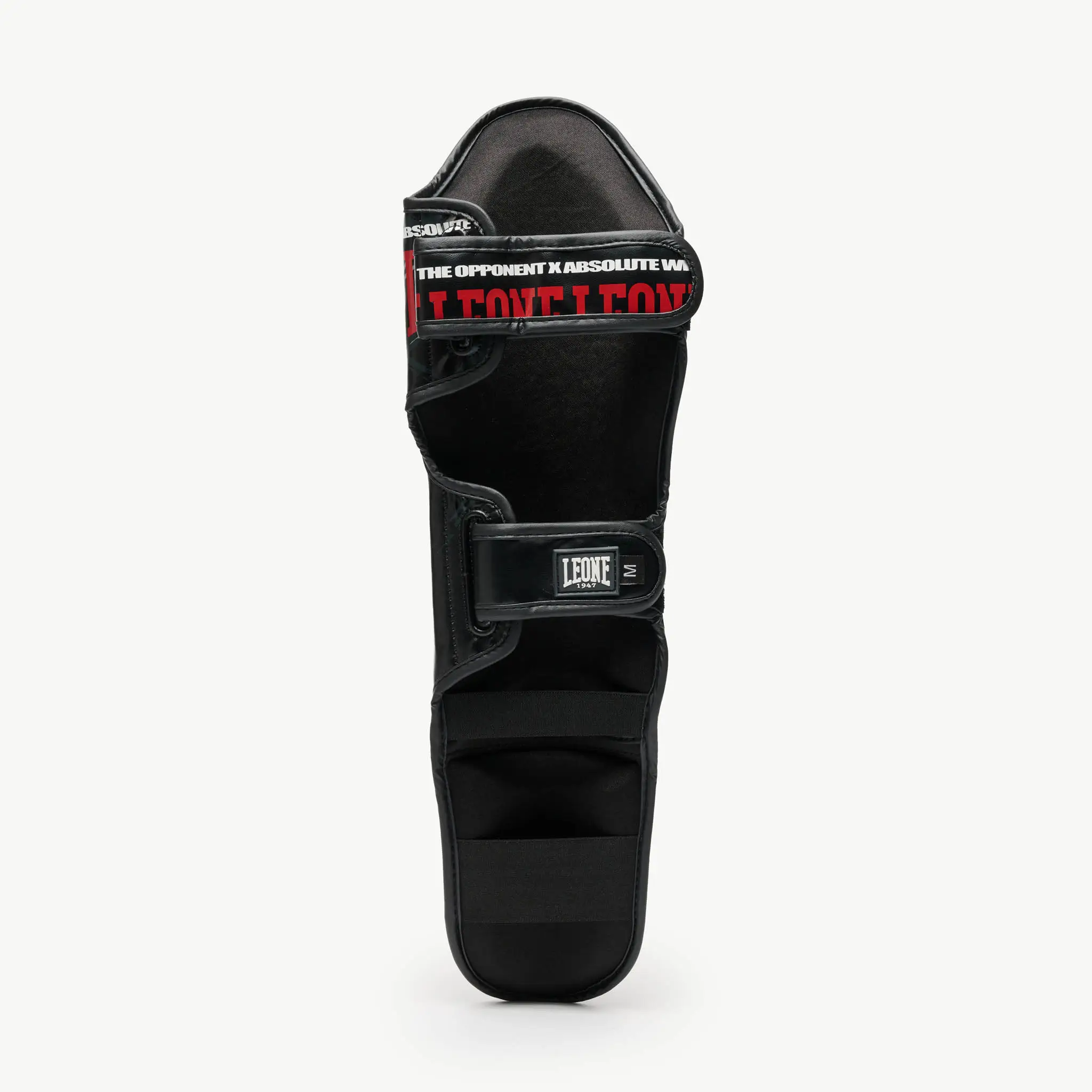 Paratibie Leone 1947 MMA Cage Grigio/Nero PT163-27 per allenamenti di MMA, Muay Thai e Kickboxing. Paratibie da allenamento strutturato e protettivo.
