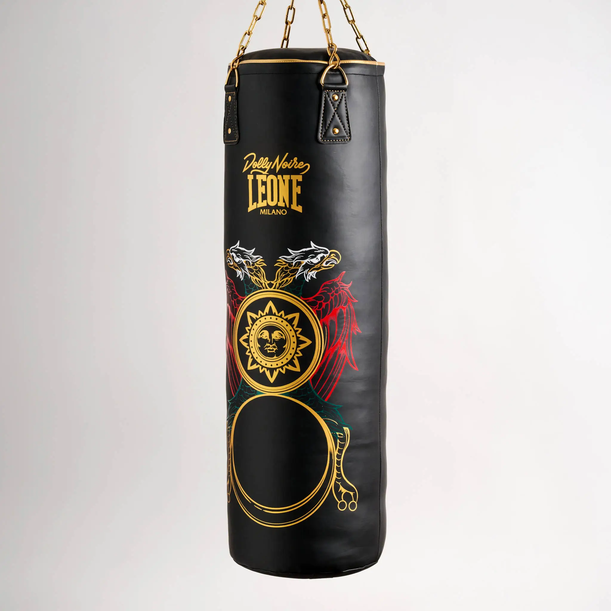 Sacco da Boxe Leone X Dolly Noire 30KG AT01DN Per allenamenti di Boxe , Kickboxing e Muay Thai. Sacco Boxe edizione limitata Leone 1947.