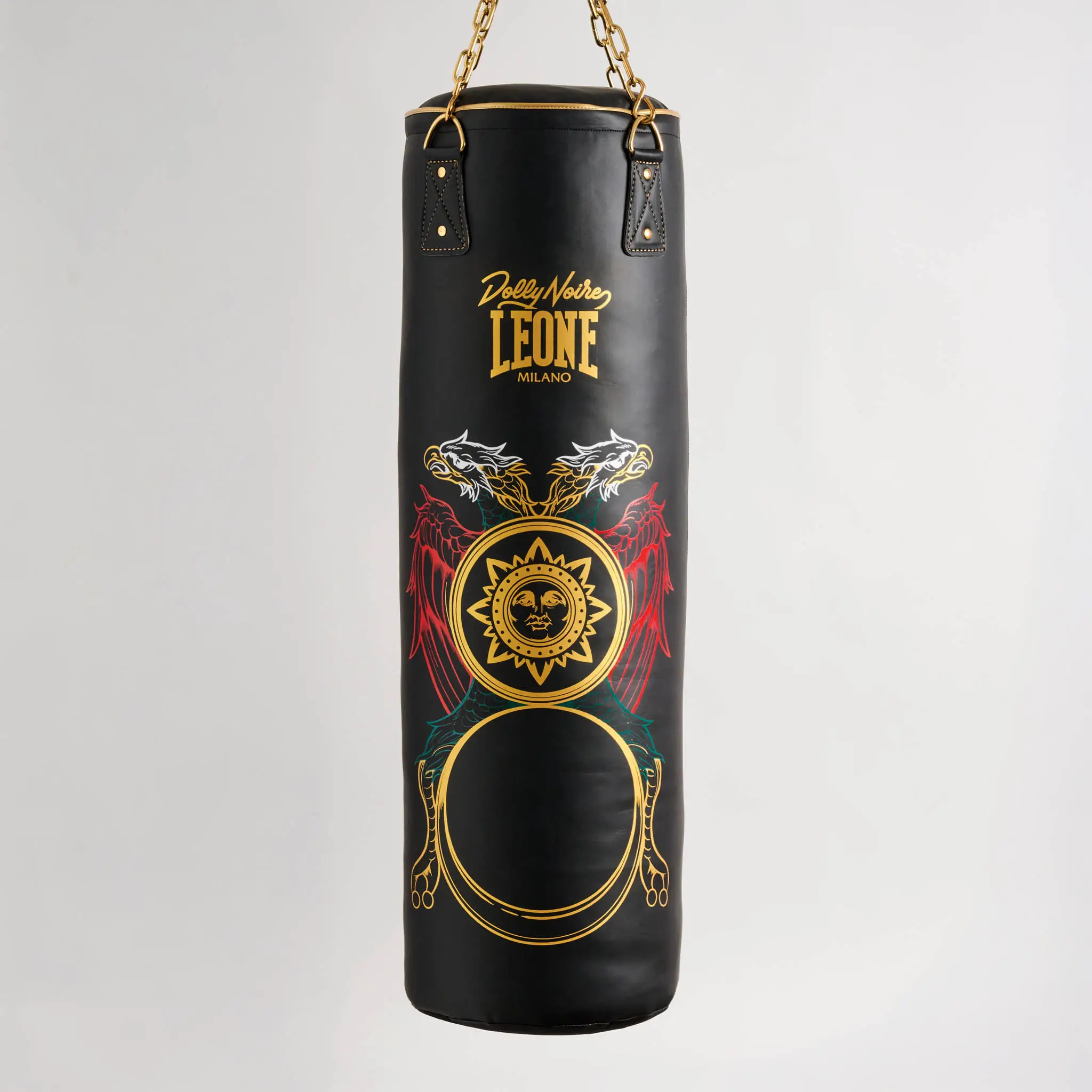 Sacco da Boxe Leone X Dolly Noire 30KG AT01DN Per allenamenti di Boxe , Kickboxing e Muay Thai. Sacco Boxe edizione limitata Leone 1947.