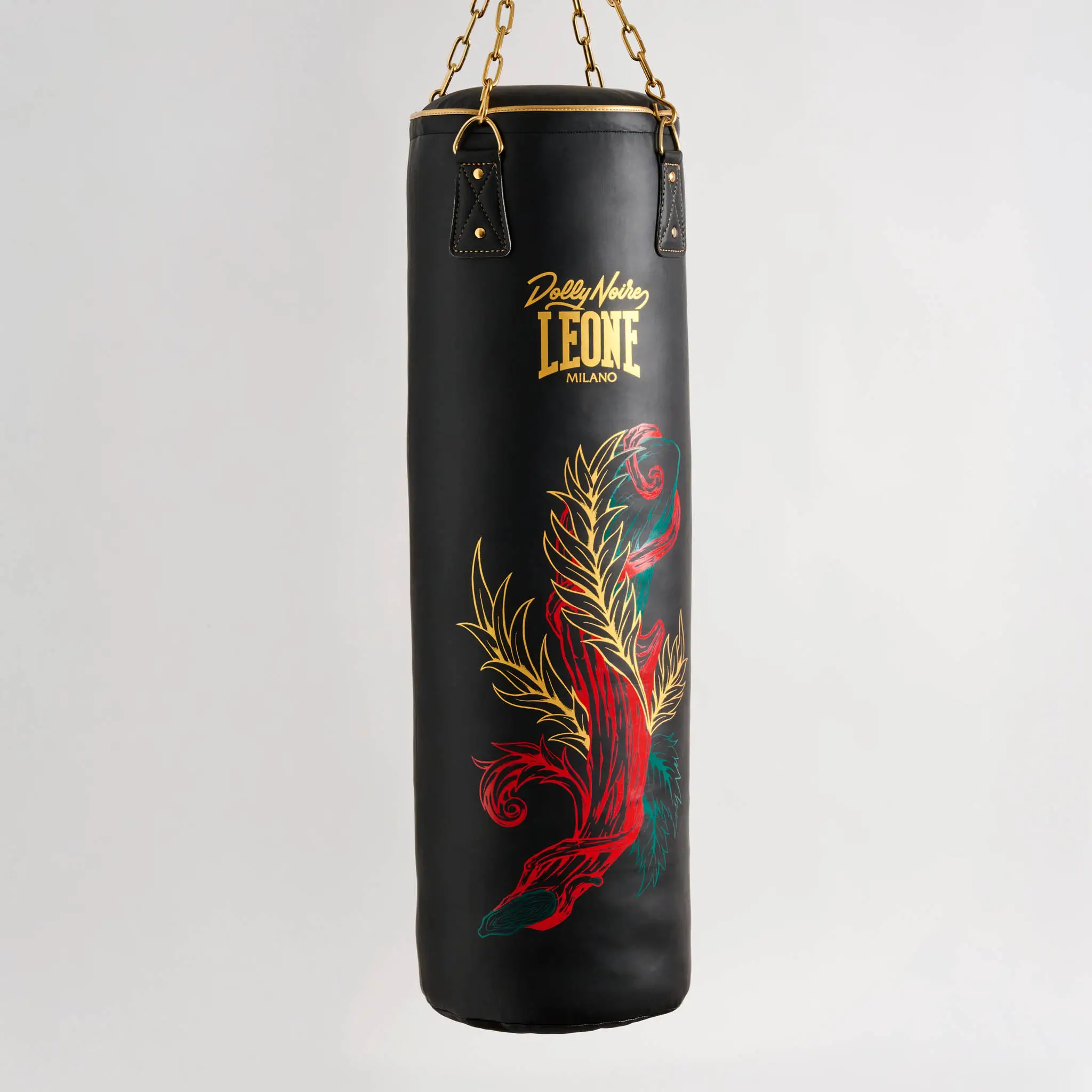 Sacco da Boxe Leone X Dolly Noire 30KG AT01DN Per allenamenti di Boxe , Kickboxing e Muay Thai. Sacco Boxe edizione limitata Leone 1947.