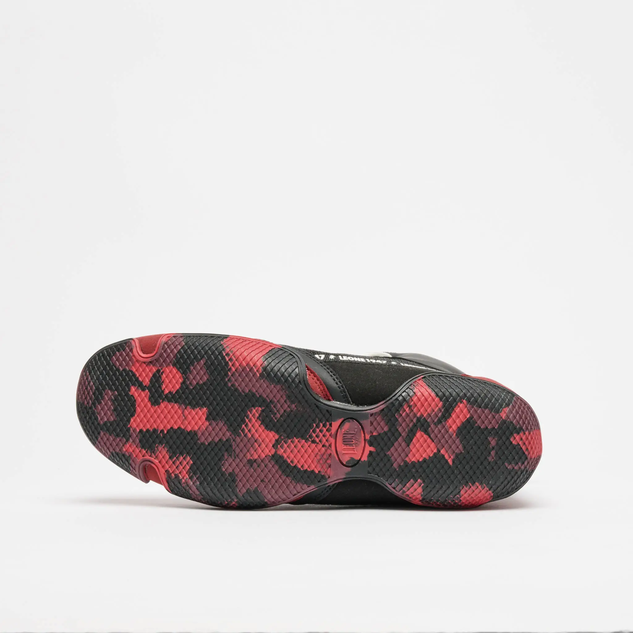Scarpe Boxe Leone 1947 Premium Camo Nero/Cacao CL110 per allenamenti e match di Pugilato. Nuova collezione Leone 1947