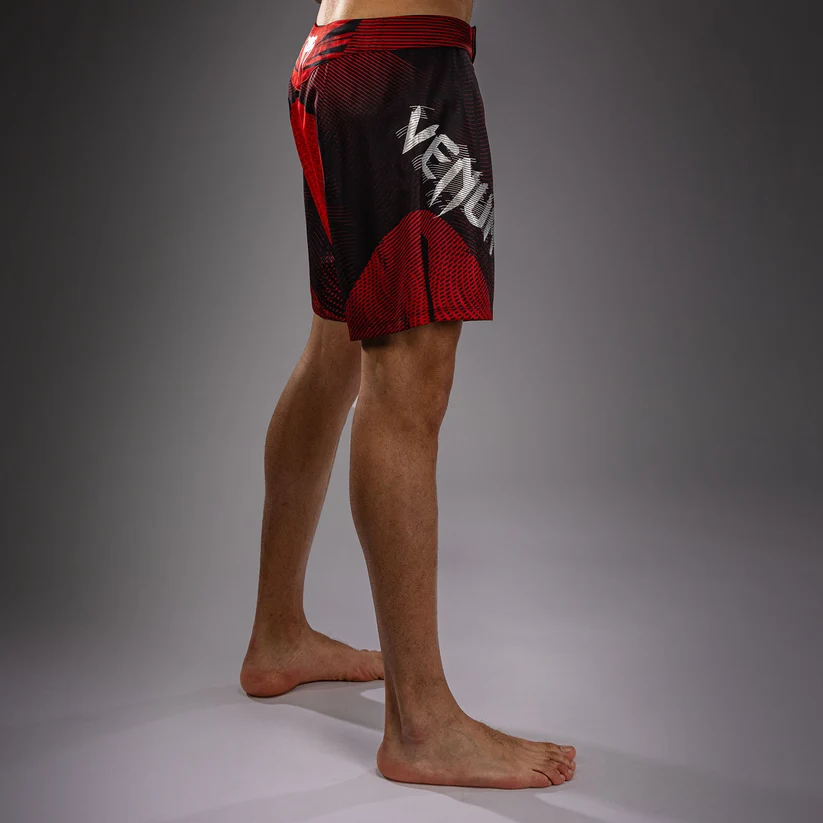 Pantaloncini Venum Galactic 3.0 Rosso/Argento/Nero per MMA, Grappling, No Gi. Fightshorts per lotta e NO Gi, Kickboxing.